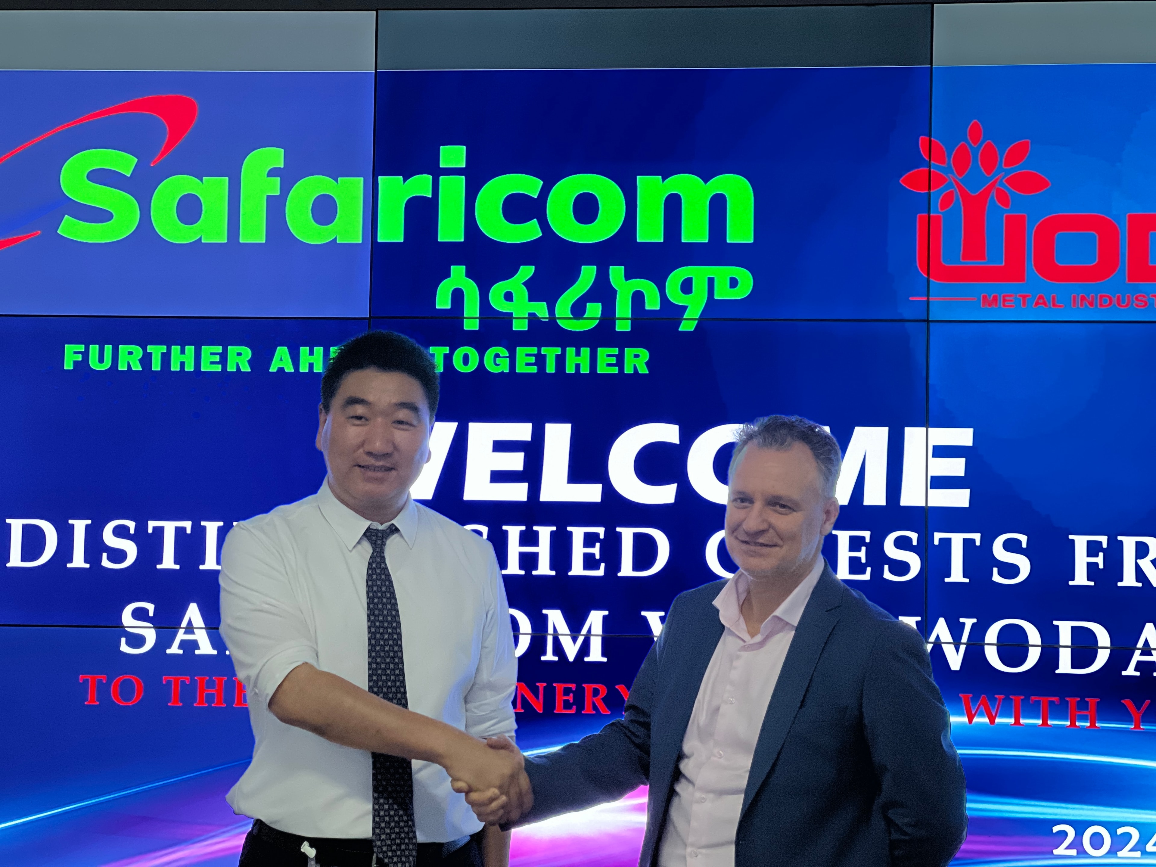 Safaricom ET社CEO Mr.WIM・Executiveチームが来社、通信用鉄塔の初めての国内調達達成セレモニーを開催、高品質が評価される